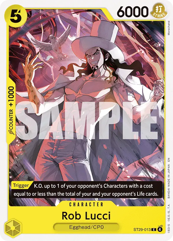 Rob Lucci, Starter Deck 29 Egghead ST29-013
