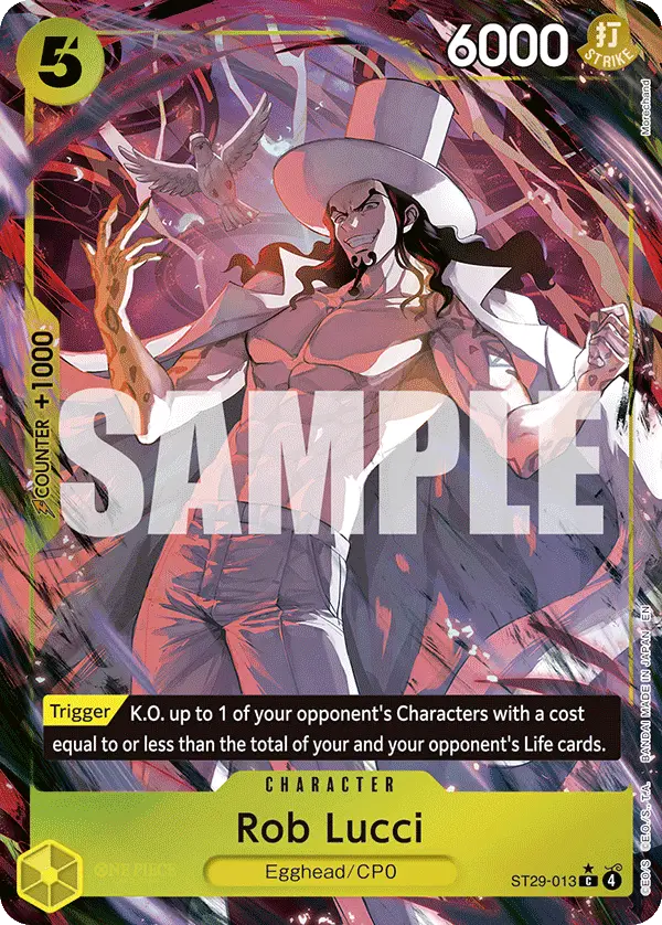 Rob Lucci (Full Art), Starter Deck 29 Egghead ST29-013