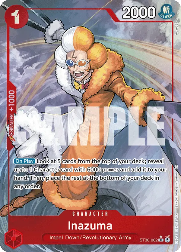 Inazuma (Full Art), Starter Deck 30 EX Luffy & Ace ST30-002