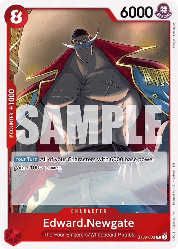 Edward.Newgate, Starter Deck 30 EX Luffy & Ace ST30-003