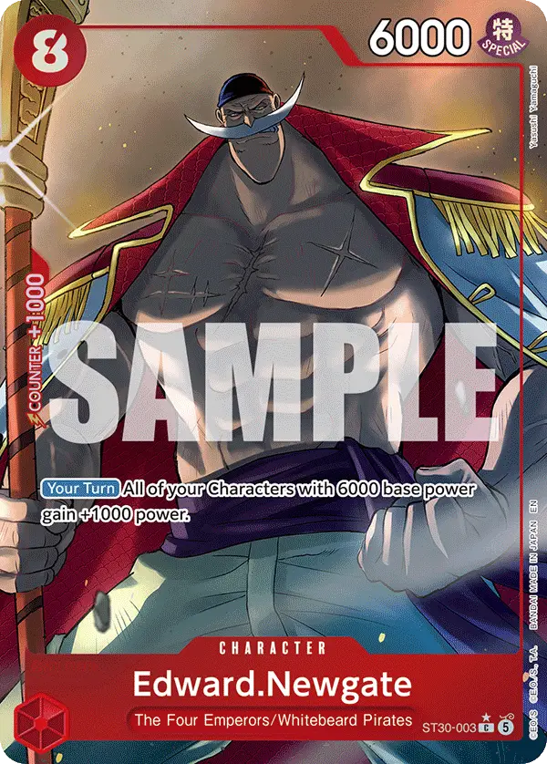 Edward.Newgate (Full Art), Starter Deck 30 EX Luffy & Ace ST30-003