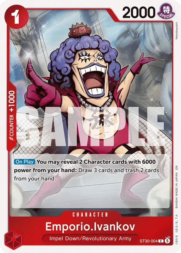 Emporio.Ivankov, Starter Deck 30 EX Luffy & Ace ST30-004