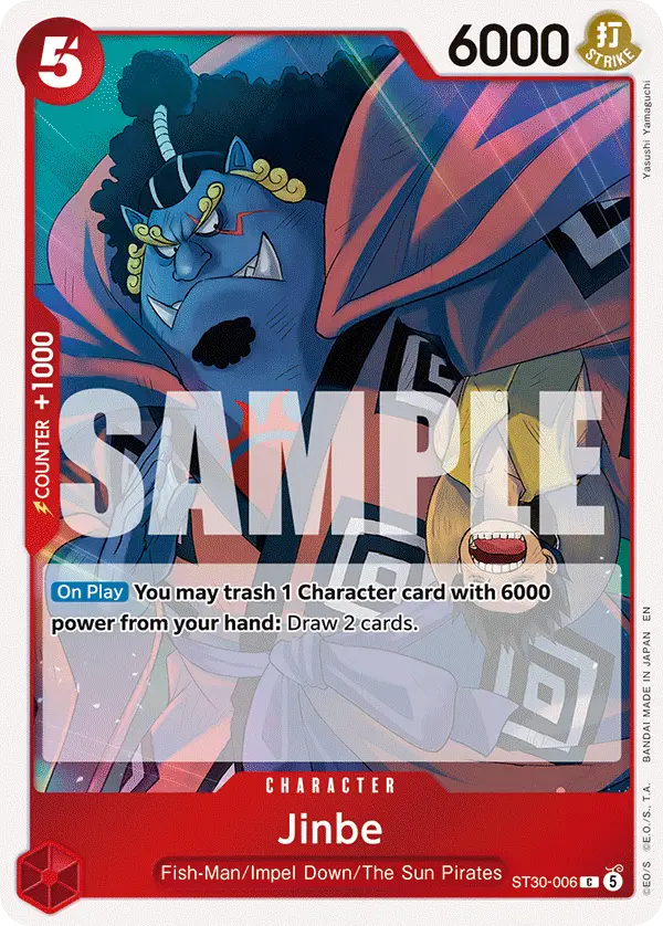 Jinbe, Starter Deck 30 EX Luffy & Ace ST30-006