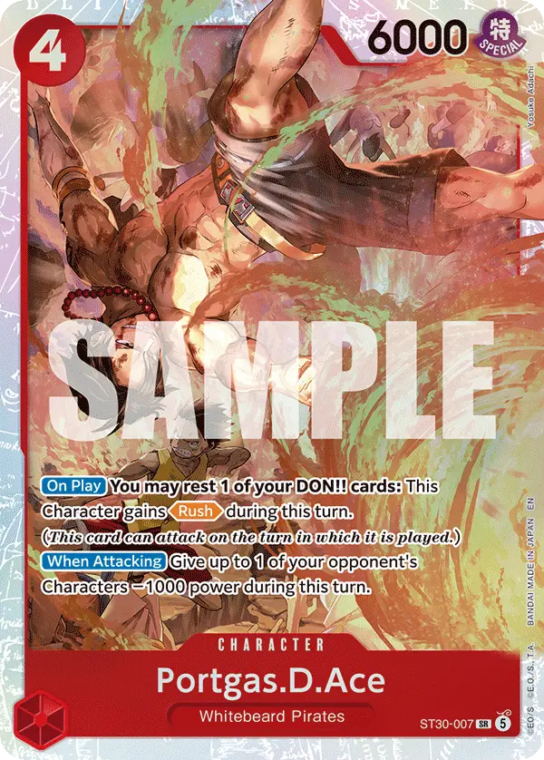 Portgas.D.Ace, Starter Deck 30 EX Luffy & Ace ST30-007