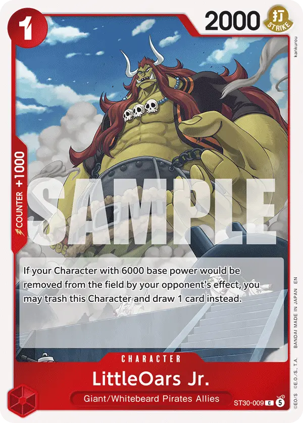 LittleOars Jr., Starter Deck 30 EX Luffy & Ace ST30-009