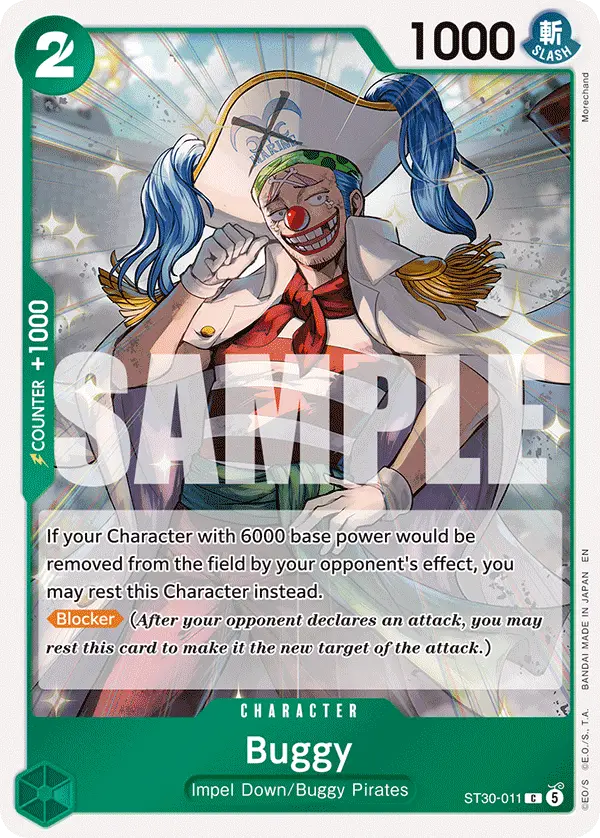 Buggy, Starter Deck 30 EX Luffy & Ace ST30-011
