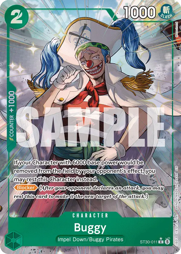 Buggy (Full Art), Starter Deck 30 EX Luffy & Ace ST30-011