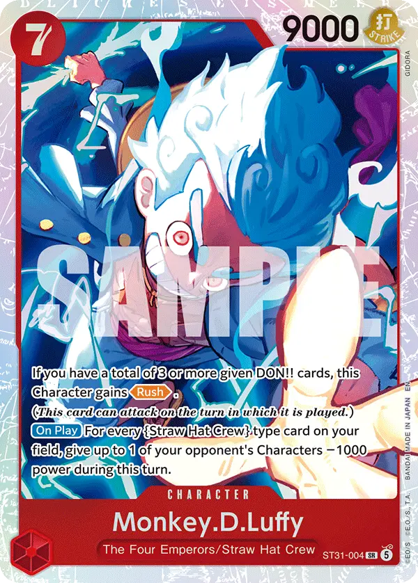 Monkey.D.Luffy, Starter Deck 31 RED Monkey.D.Luffy ST31-004