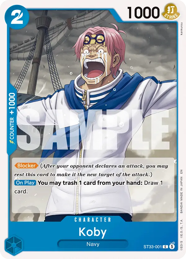 Koby, Starter Deck 33 BLUE Kuzan ST33-001