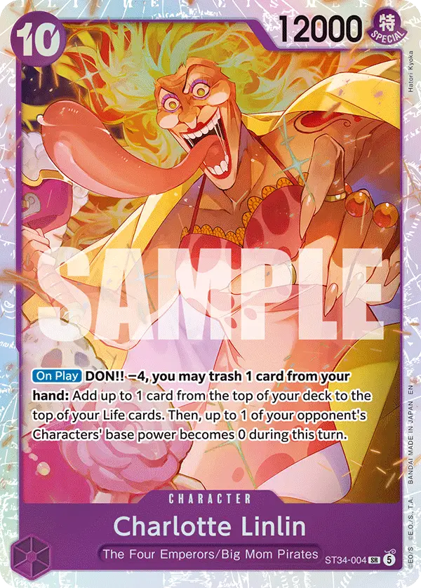 Charlotte Linlin, Starter Deck 34 PURPLE Charlotte Katakuri ST34-004