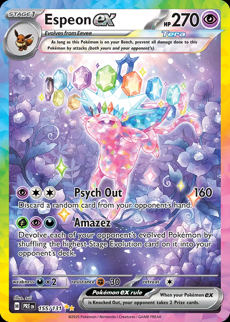 Espeon ex, Prismatic Evolutions 155/131