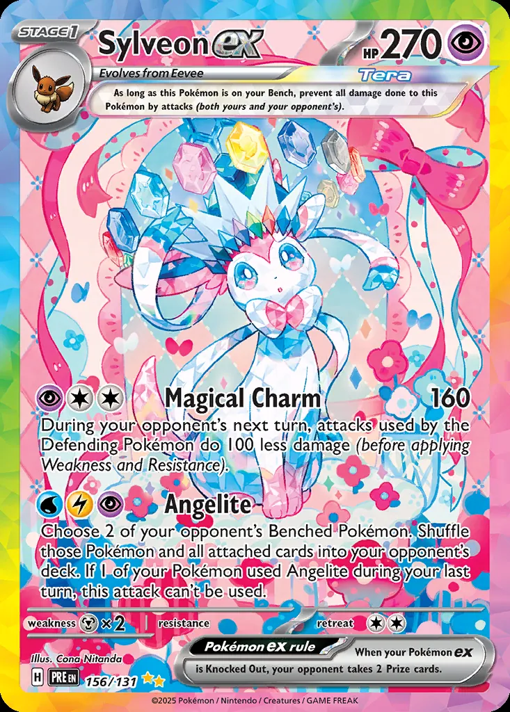 Sylveon ex, Prismatic Evolutions 156/131
