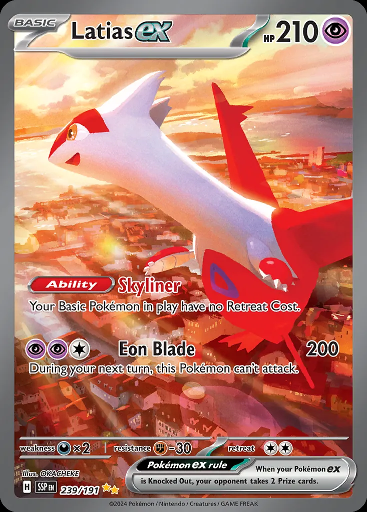 Latias ex, Surging Sparks 239/191