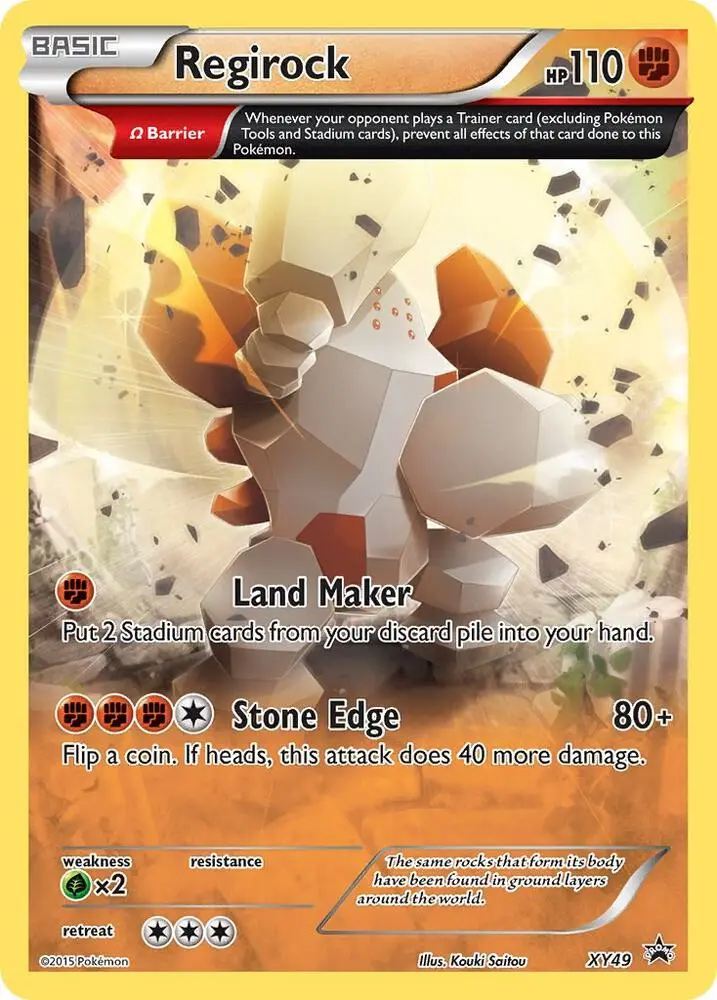 Regirock, XY Black Star Promos XY49/211