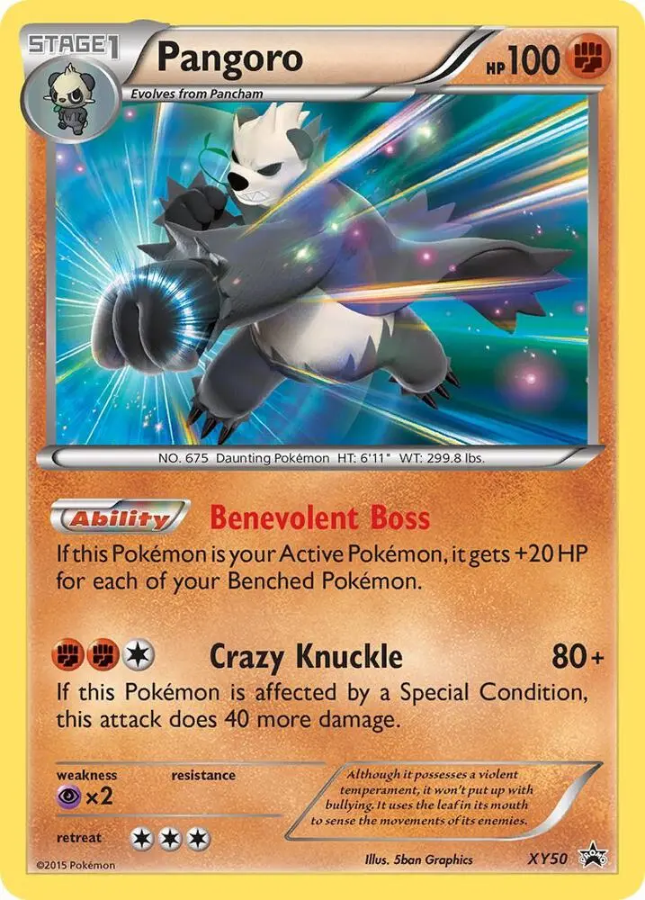 Pangoro, XY Black Star Promos XY50/211
