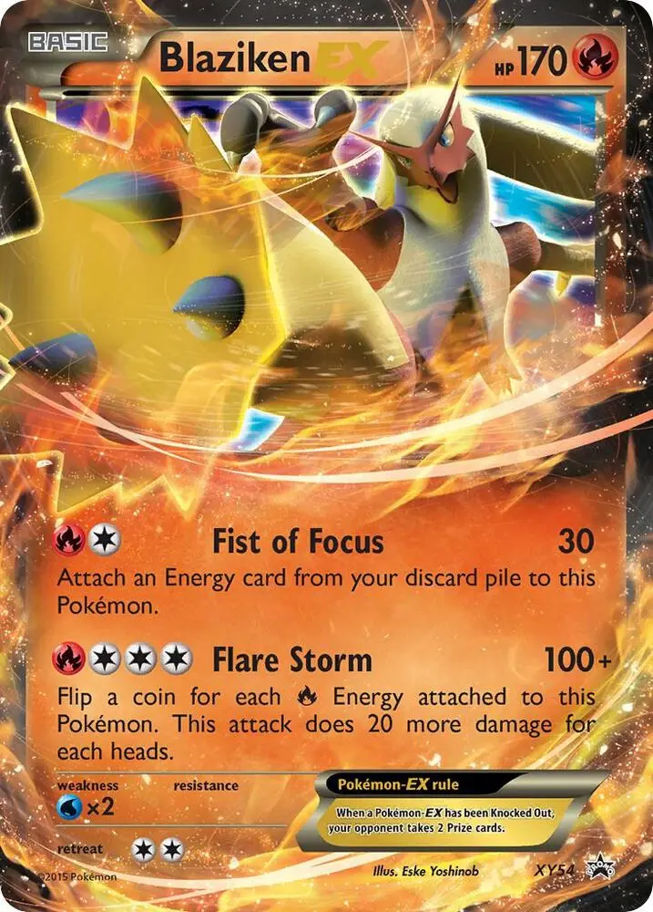 Blaziken EX, XY Black Star Promos XY54/211