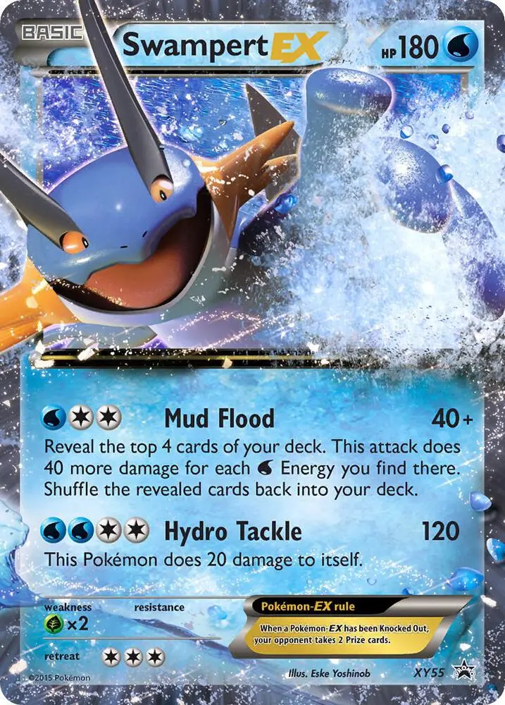 Swampert EX, XY Black Star Promos XY55/211