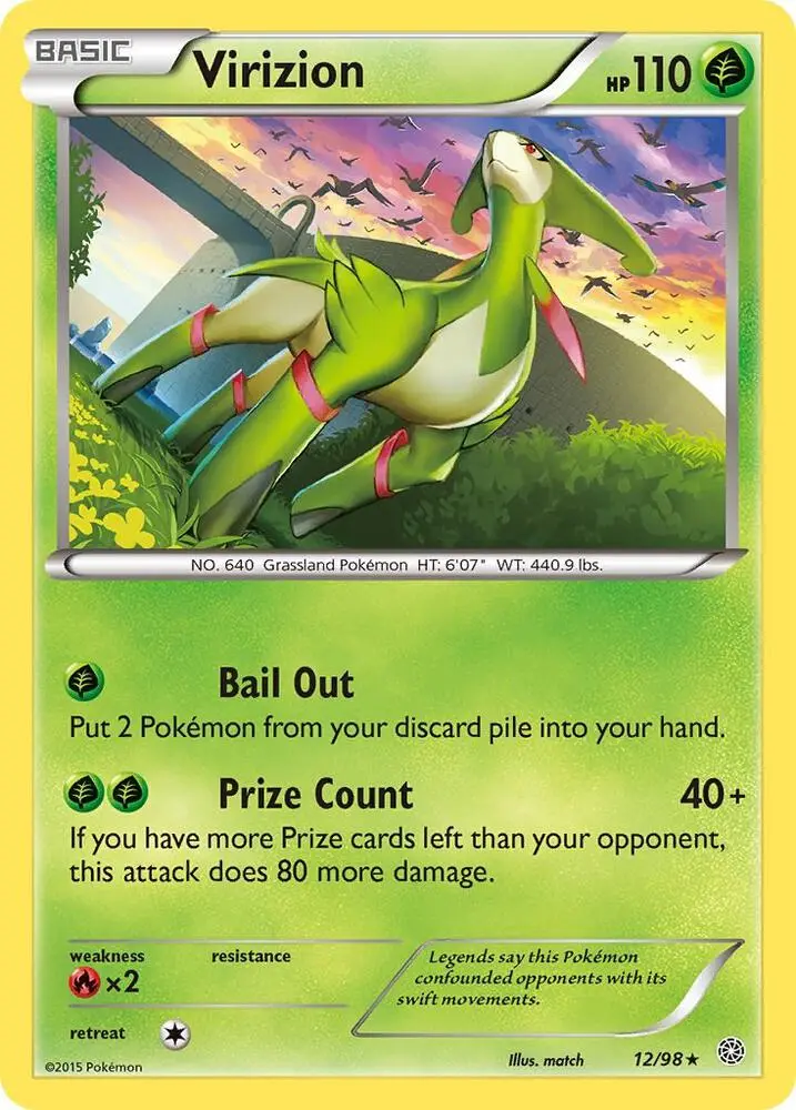 Virizion, Ancient Origins 12/98
