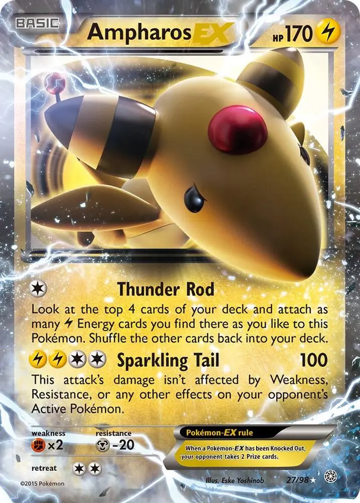 Ampharos EX, Ancient Origins 27/98