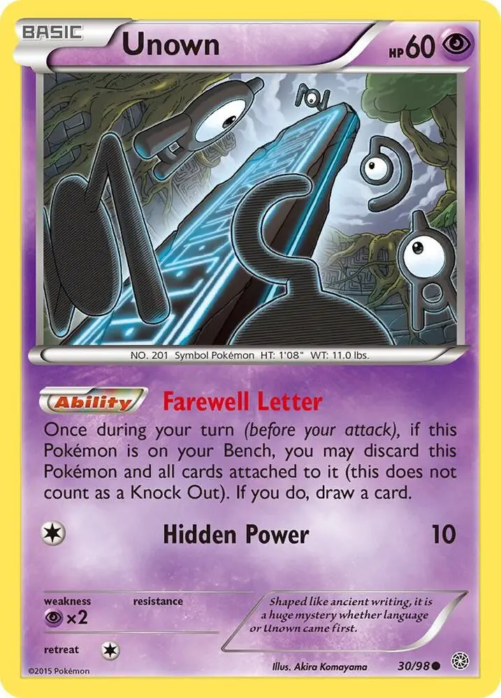 Unown, Ancient Origins 30/98