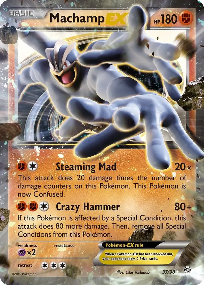 Machamp EX, Ancient Origins 37/98