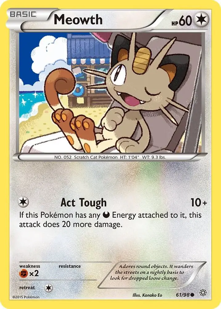 Meowth, Ancient Origins 61/98