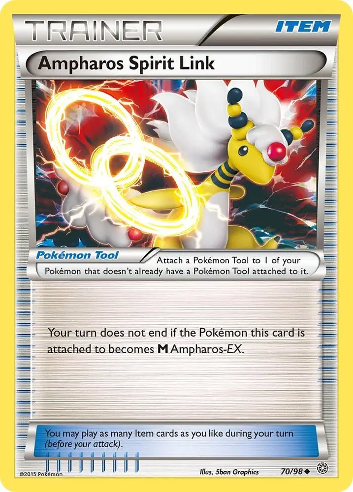 Ampharos Spirit Link, Ancient Origins 70/98