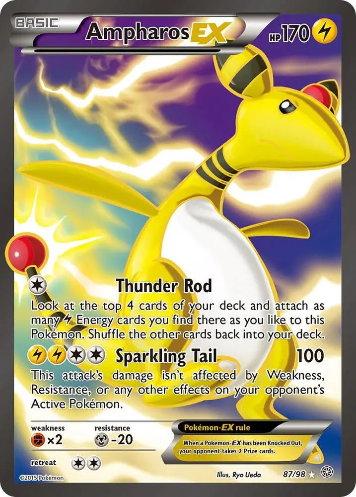 Ampharos EX, Ancient Origins 87/98