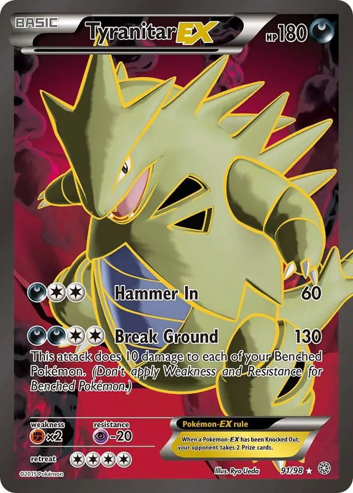 Tyranitar EX, Ancient Origins 91/98
