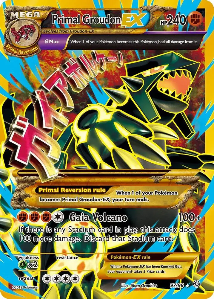 Primal Groudon EX, Ancient Origins 97/98