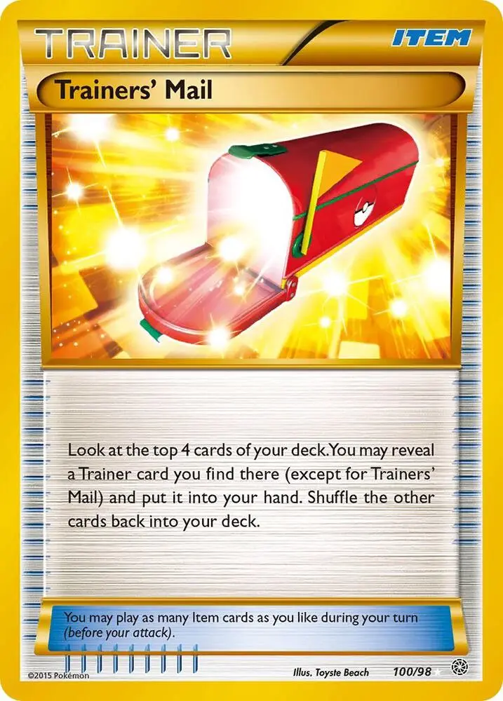 Trainers' Mail, Ancient Origins 100/98