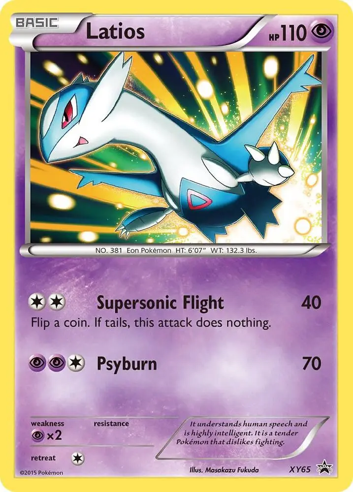 Latios, XY Black Star Promos XY65/211