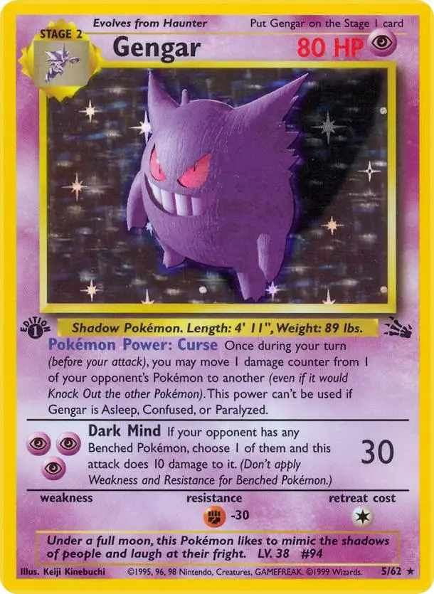Gengar, Fossil 5/62
