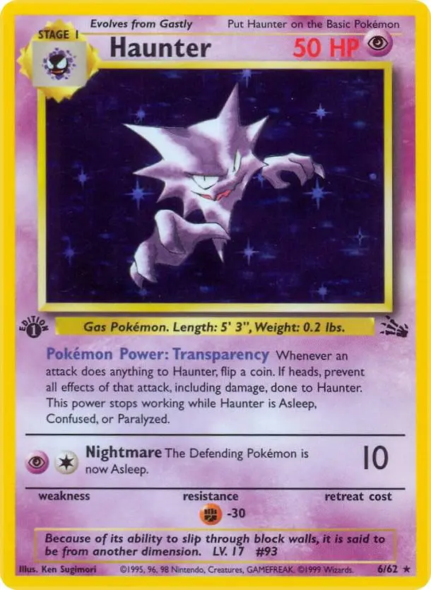 Haunter, Fossil 6/62