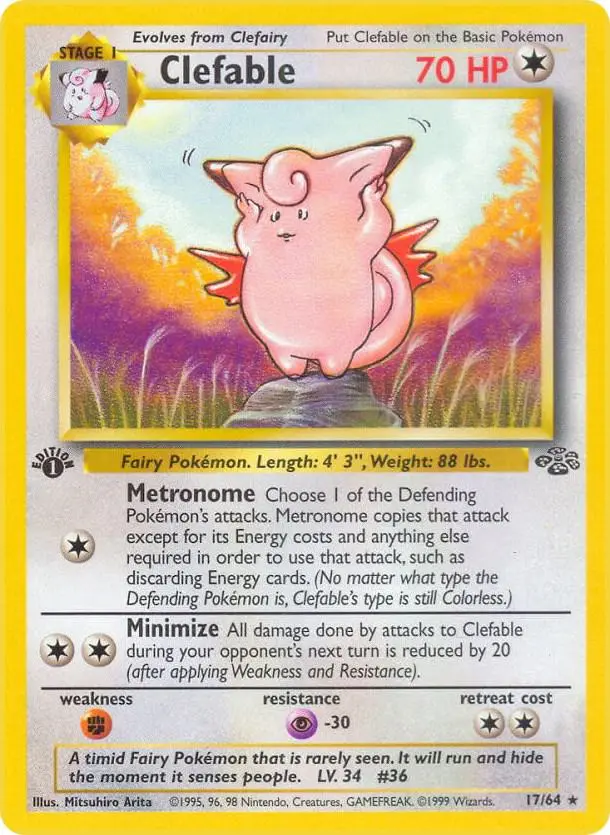 Clefable, Jungle 17/64
