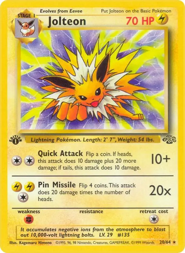Jolteon, Jungle 20/64