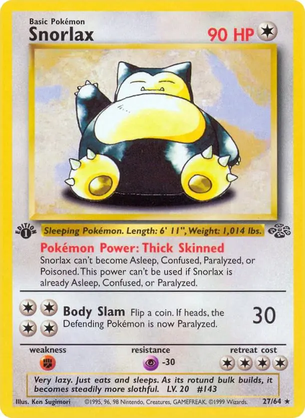 Snorlax, Jungle 27/64