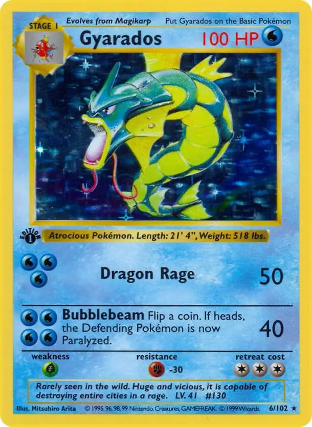 Gyarados, Base Set 6/102