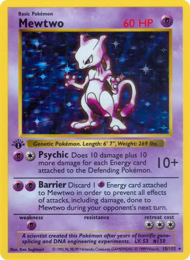 Mewtwo, Base Set 10/102