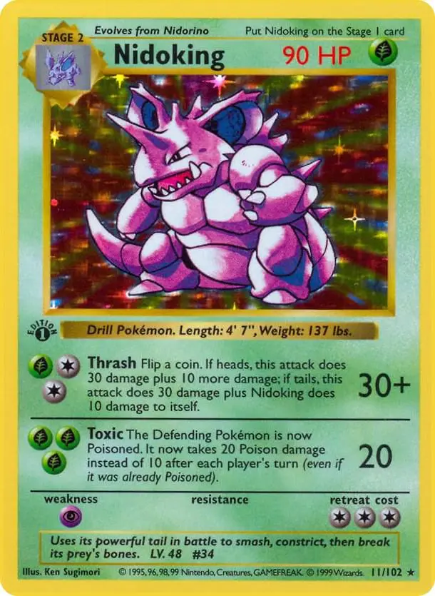 Nidoking, Base Set 11/102