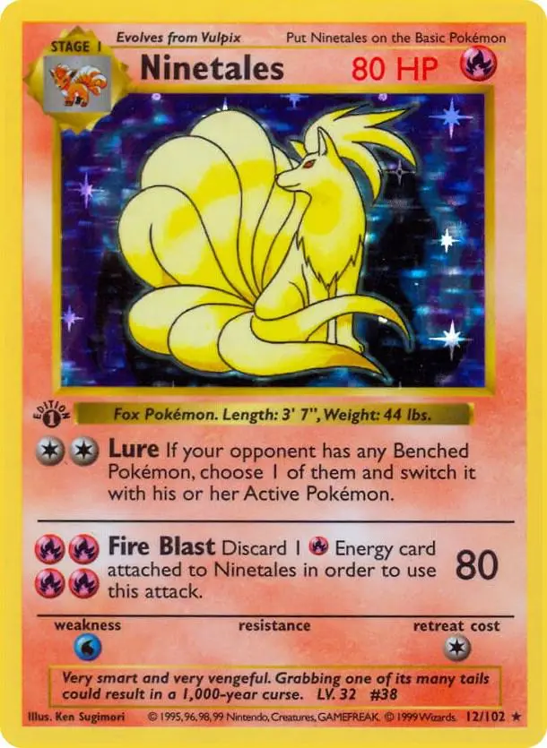 Ninetales, Base Set 12/102