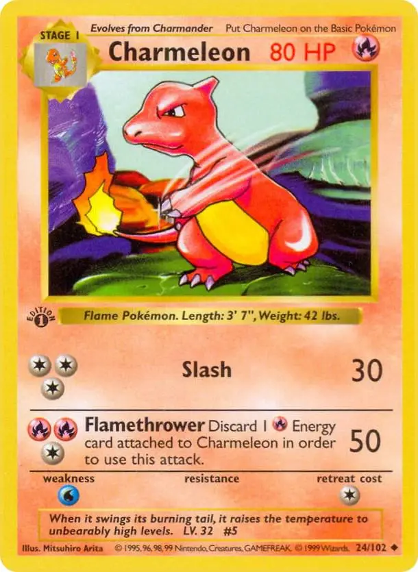 Charmeleon, Base Set 24/102