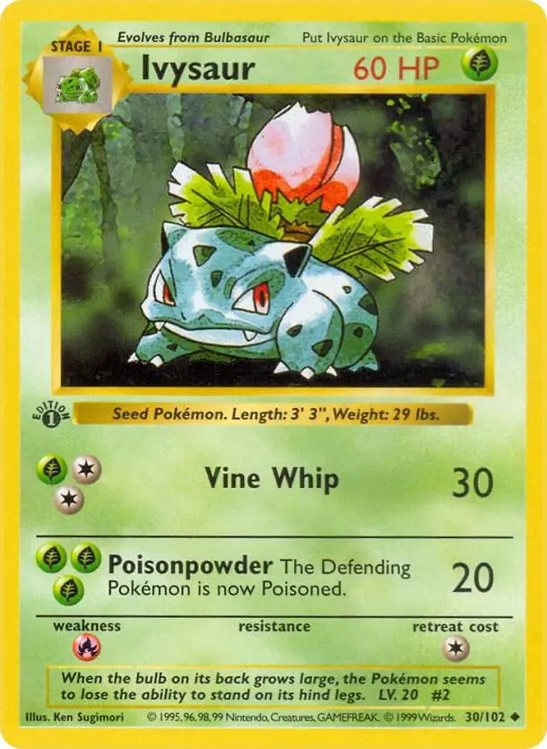 Ivysaur, Base Set 30/102