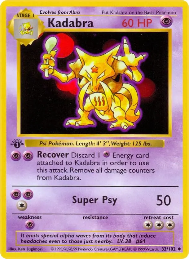 Kadabra, Base Set 32/102