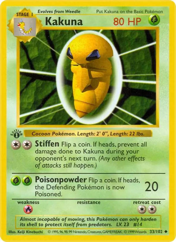 Kakuna, Base Set 33/102