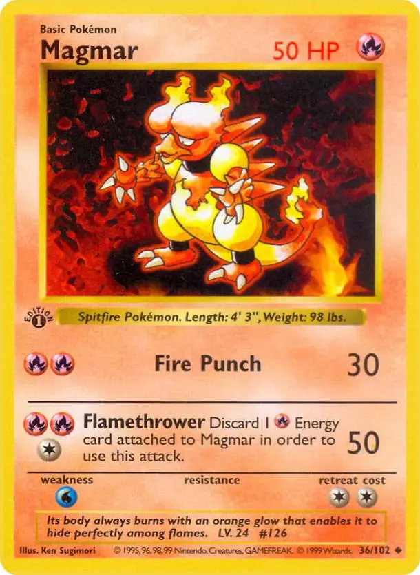 Magmar, Base Set 36/102
