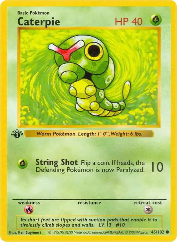 Caterpie, Base Set 45/102