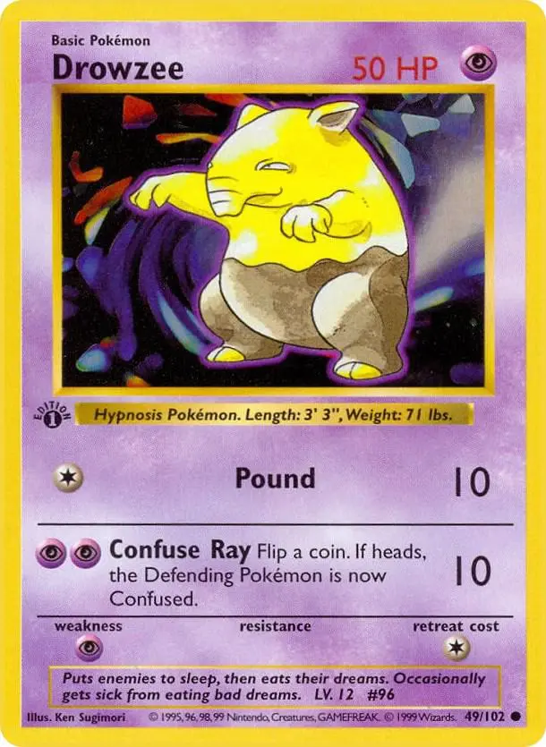Drowzee, Base Set 49/102