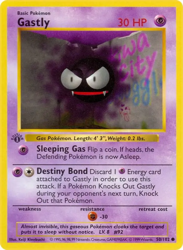 Gastly, Base Set 50/102