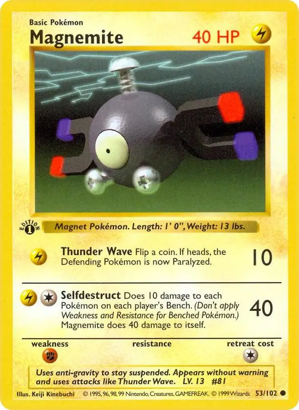 Magnemite, Base Set 53/102